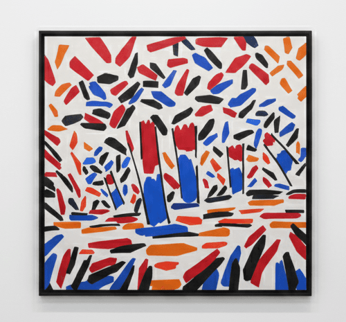 Carnaval - Acrílico sobre lienzo, sin marco. - 104 x 104 cm