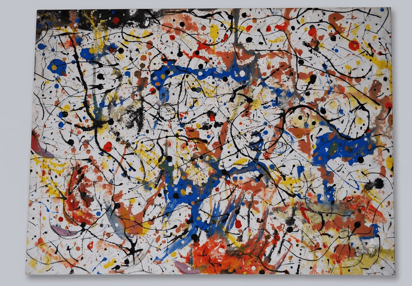 Colores1 - Acrílico sobre lienzo - 59 x 44 cm