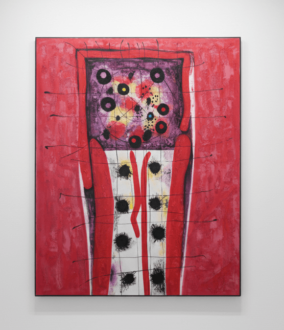 Erizos - Óleo sobre lienzo, enmarcado - 131 x 163,5 cm